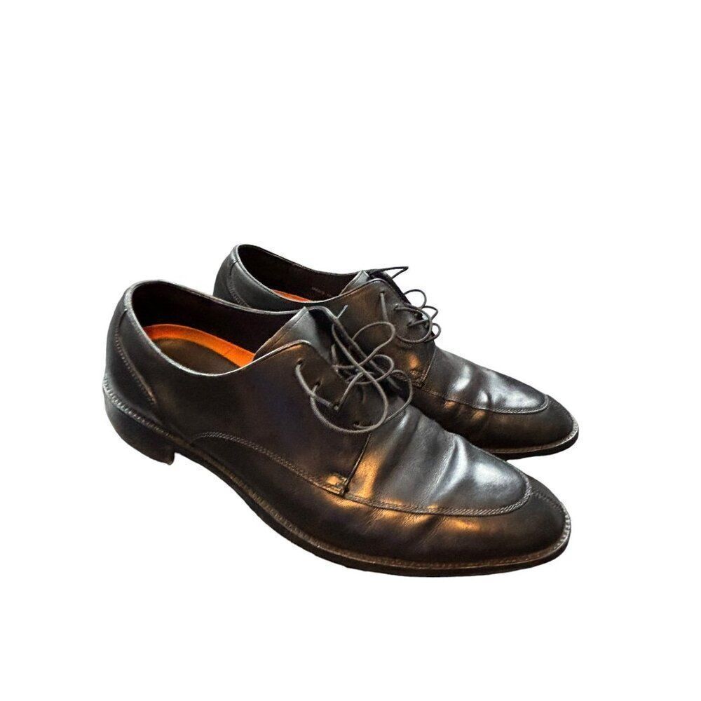 COLE HAAN Vintage Black Leather Men's Dress Shoes SZ 11.5